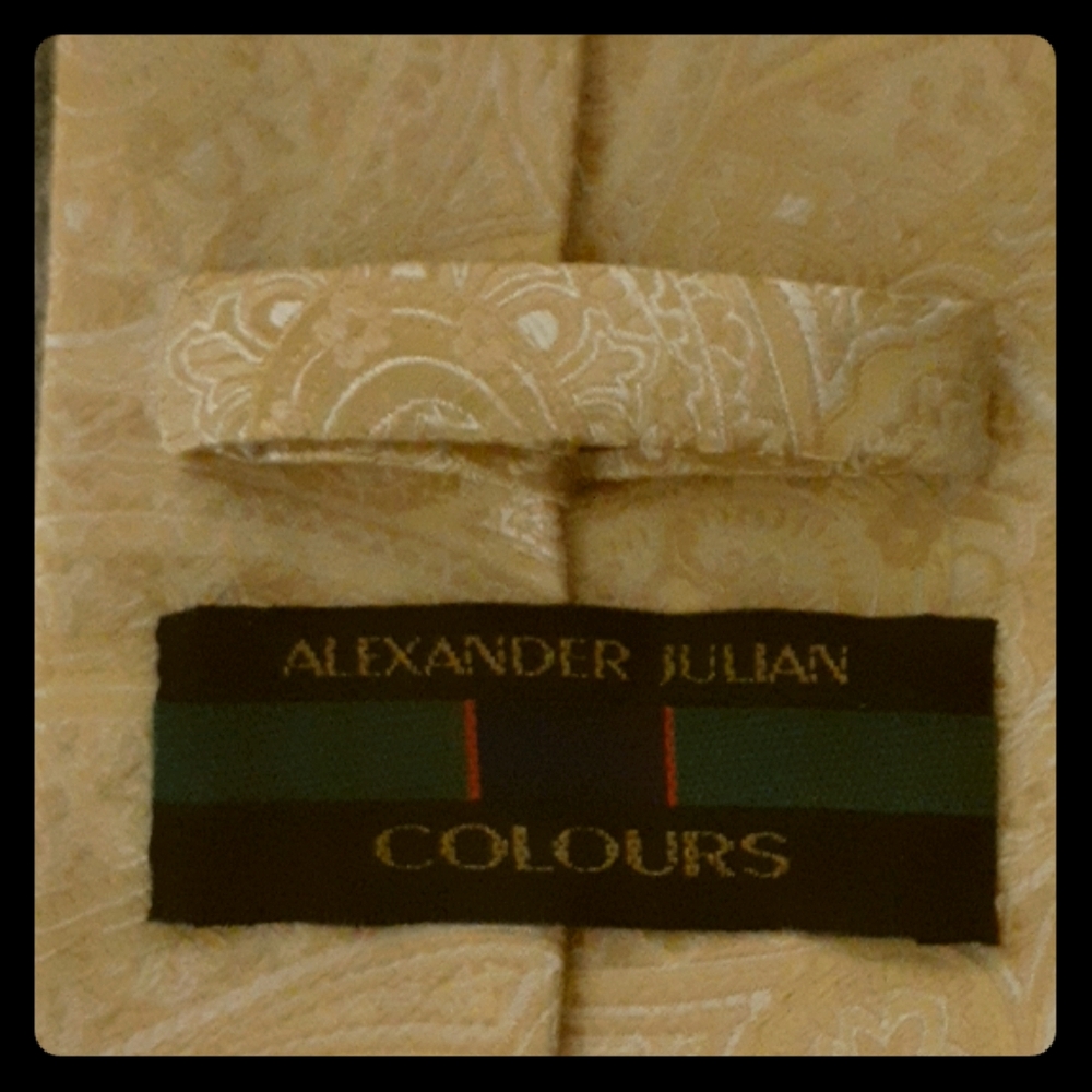 Alexander julian beck tie Gold